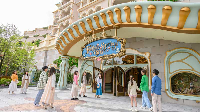 エリア内のグッズショップはどこにある?
